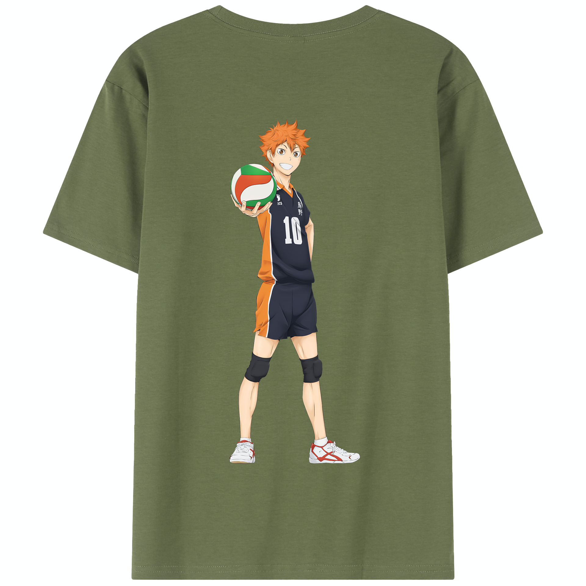 （画像用） ハイキュー!! Haikyu!! 綿100％半袖Tシャツ（背面プリント）